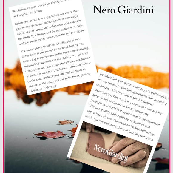 Nero Giardini Black Italian Leather Boots Sz 38/8 #motorbike #punk #grunge - Picture 16 of 16